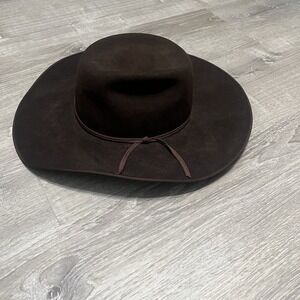 Vintage Wrangler Cowboy Hat 4X Sz. 7 3/8 ~ Rodeo Vet ~ Made in Texas